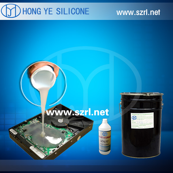 Black Color PCB Electronic Potting Silicone 