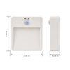SMD2835 2pcs Corner Motion Activated Toilet Night Lights ABS Material