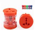 International World USB Travel Power Converter Adapter Plug Transparent Protection Gate