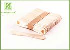 Personalized Ice Cream Wooden Sticks Flat Wooden Dessert Spoons For Kids