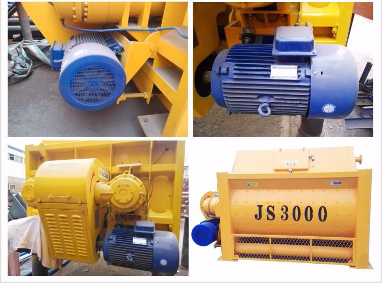 Competitive Price JS3000 Concrete Mixer Js3000 Forced Type Twin Horizontal Shafts Automatic Cement Concrete Mixer Made In China