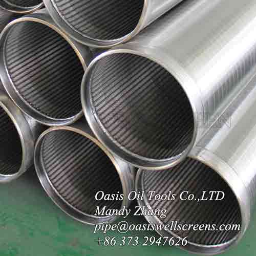 OASIS continuous slot wire screen pipe filter