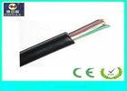 Non - Armored Fiber Optic Cable GYFTY Stranded Loose Tube Non - Metallic Strength Member