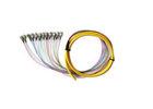 Ribbon Fiber Cable For Telecommunication , ST 12 Strand Single Mode Fiber Optic Cable