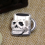 Soft Enamel Lapel Pins for Skeleton Cup