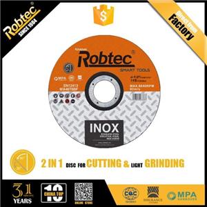Long Life Inox Grinding Wheels ISO Certified MPA Certified EN12413 EU Standards