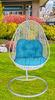 Outdoor Garden Furniture Modern Metal Egg Shaped Swing Hanging Chair