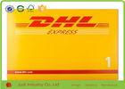 DHL Printed Poly Mailing Bags 250gsm Whiteboard Express Bags Puncture Resistant