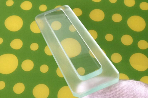 stepped tempered glass for lights