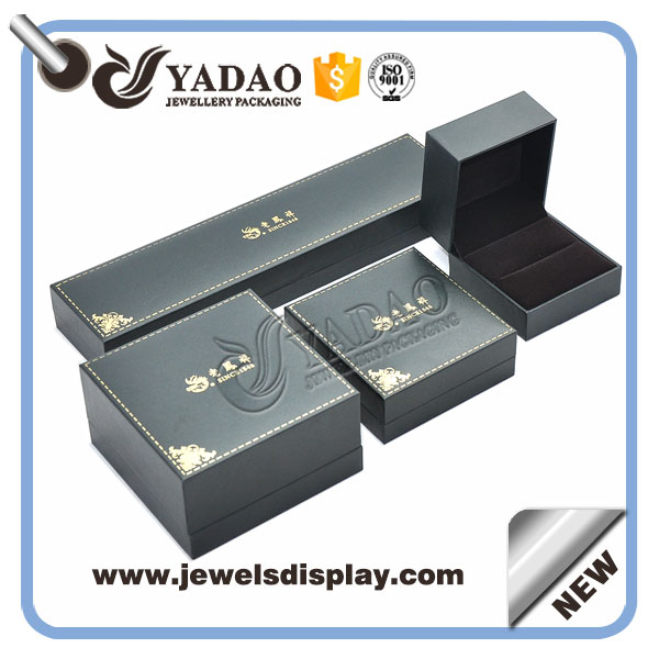 plastic/cardborad/mdf + paper/leather jewelry packing box