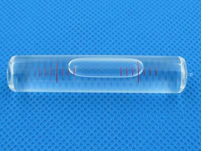 Glass Tubular Level Vials used in level instruments
