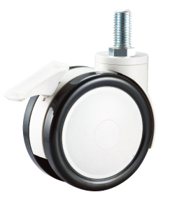 European Style twin-wheels Medical Caster