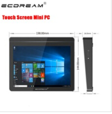 ECdream v26 10 inch lcd display Intel atom Apollo lake 4G/64G digital receiver play youtube 4k video tablet pc/tv box