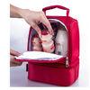Red Childrens Lunch Bags /  Insulated Lunch Bags For Kids Doube Layers