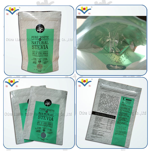 stand up ziplock packing bag 