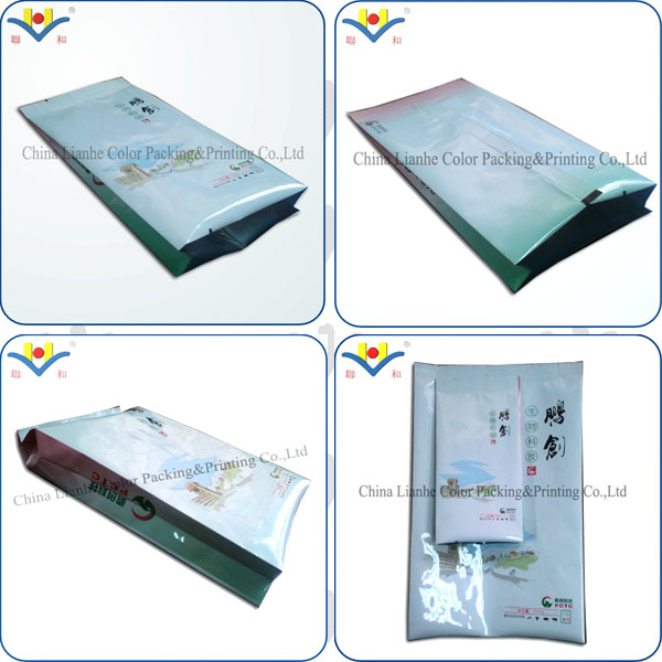 back sealing package aluminum bag 