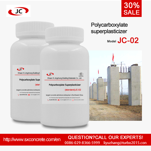 Jingcheng JC-02 shopping online polycarboxylate superplasticizer early thrength type use in concrete