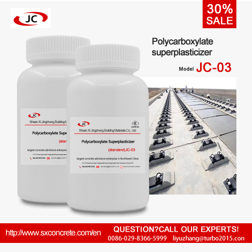ingcheng JC-03 Raw material Polycarboxylate Superplasticizer (Retarding type) construction chemical admixture