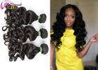 8A Mongolian Remy Clip In Human Hair Extensions Loose Body Wave Can Be Dyed Well One Donor Hair