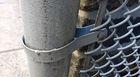 Galvanized PVC Coated Security Chain Link Mesh Fence