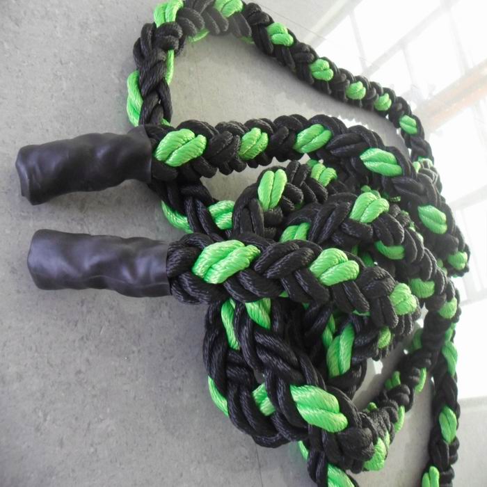 8 Strand PP Rope Black and Green