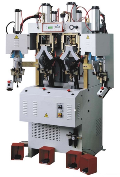 ALFA96 Double Cold and Hot Economy Heel-moulding Machine / Double-cooling and double-heating Economy Heel forming Machine