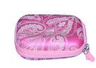 Pink Protective Camera Case PU Surface With Screen Printing Logo , Eco Friendly