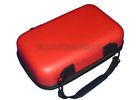 Red Color VR EVA Carrying Case PU With Straw Mat Pattern , Professional Customized