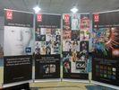 Trade Show Retractable Display Banners , Table Top Retractable Banners 80*200cm