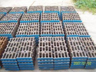 Mn13Cr2 Wear-resistant Castings Grid Liners For Mine Mill DF015 Less Than HB300