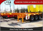 Tri Axles Chassis Container Trailer For  40ft Container Transportation
