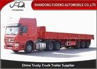 50 ton bulk cargo container transport tri axles semi trailer with fence