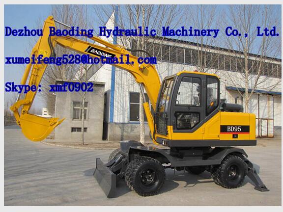 Baoding BD95-9 wheel drive wood grasping 