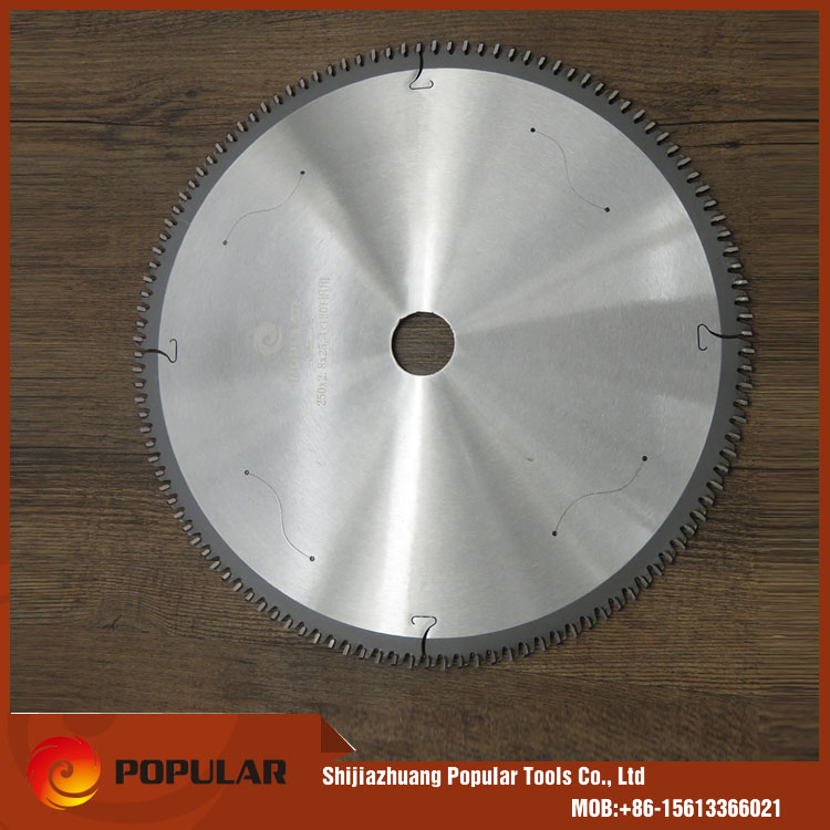 Aluminum profile cutting saw blade