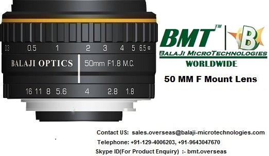 35 MM & 50 MM F MOUNT LENS – LINE SCAN CAMERA INDIA