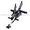 CNC Milling Aluminum Adjustable Motorcycle Rear Sets For Honda Cbr600Rr