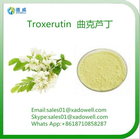 High Purity Herbal Ingredient Natural Sophora Japonica Extract Troxerutin EP 98%