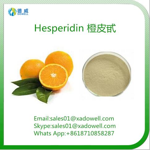 Natural Plant Extracts , Citrus Aurantium Extract For Preventing Cancer Hesperidin 90% CAS 520-26-3