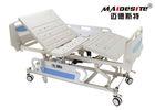 ABS Side Rail Hospital Electric Bed , Adjustable Medical Beds OEM Available
