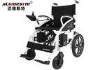 Custom Electric Wheelchairs Black , Lightweight Travel Wheelchair Health Care