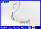 7/8 Inch Feeder Coaxial Cable Stainless Steel Strain Relief , Telecom Tool Wire Mesh Cable Grip