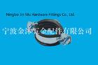 2 Inch Ceiling / Wall Mounted Pipe Support Clamps With Rubber M6 x 20 Locking Screw
