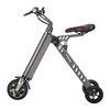 3 Wheel Electric Scooter 25Km Range Adult Kick Scooter Silver 8 Inch