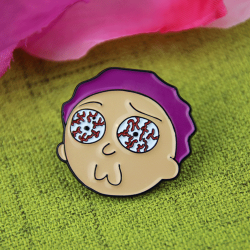 Enamel Pins for Cartoon Girl
