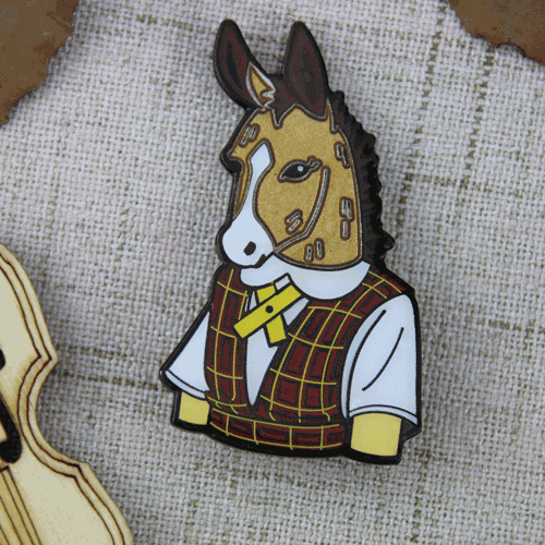 Custom Made Pins for Horse