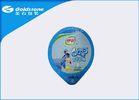 Paper Material Heat Seal Foil Die Cut Lids For Ice Cream / Beverage High Barrier