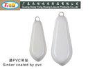 40-70G PVC Coated curtain cord weights / small lead weights