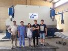 400 Ton Plate Pipe Hydraulic Press Brake Bending Machine With 3.2m/4m/5m/6m