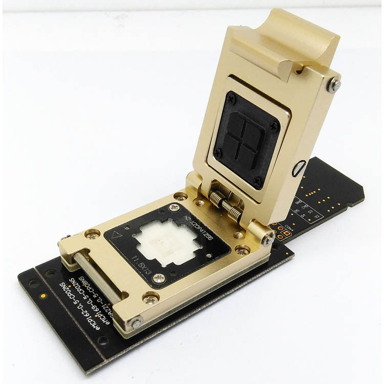 eMMC test socket to SD Interface Nand flash pogo pin BGA153/169 reader Chip Size 12x16mm Pitch 0.5mm smart phone data recovery