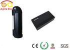 Black 36v Bottle Battery , Panasonic Tube Battery With 3.7V 2900mAh Cell